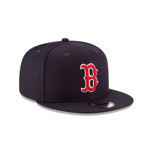 New Era Navy Wool Snapback Hat for Men