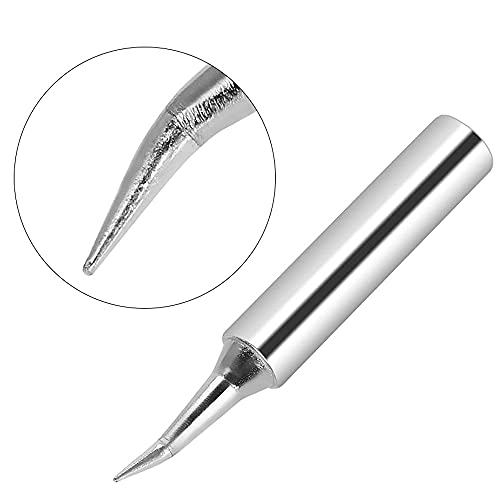10 Pieces Soldering Iron Tips, 900M-T Solder Welding Replacement Tip Kit for Hakko, Radio Shack, TENMA, ATTEN, Quick, Aoyue, Yihua Soldering Station (900M-T-IS)