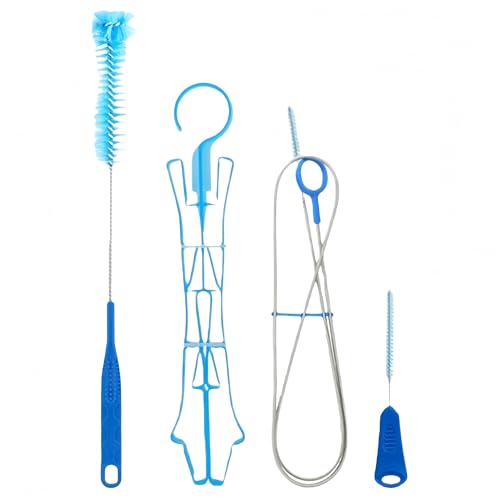 Backpack Hydration Bladder Cleaning Kit - 4PCS with Brushes & Drying Frame