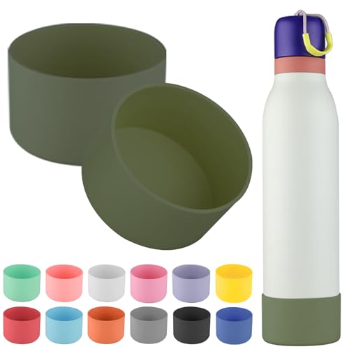Silicone Boot Set for Owala FreeSip Twist Water Bottle - Military Green