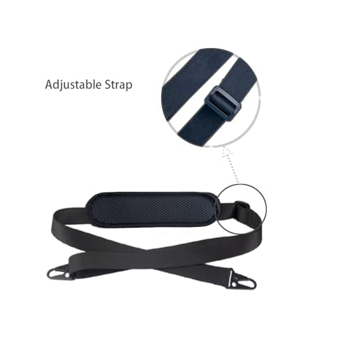 Adjustable SUP Paddle Board Carrier Strap with Padded Shoulder Belt and Metal Hooks