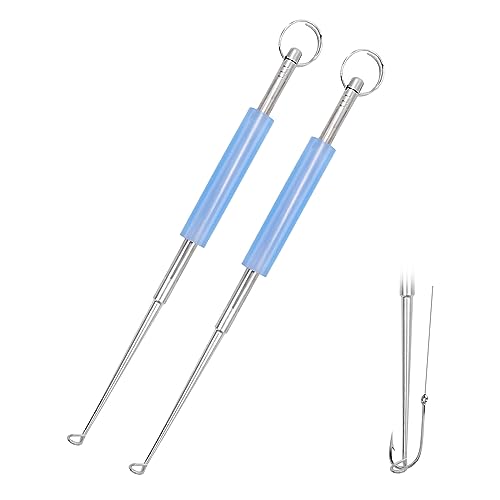 Stainless Steel Fishing Hook Remover Tool - 2 Pack, 4.8-inch Disgorger