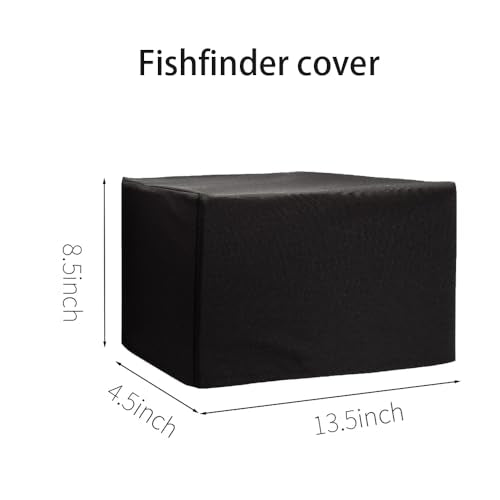 Fishfinder Cover for Lowrance 9-Inch Models Waterproof UV Protection Black