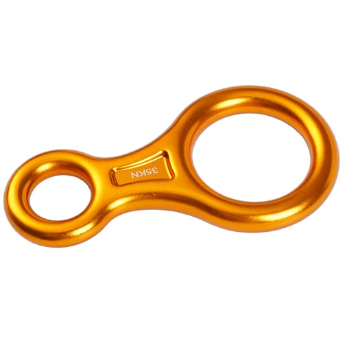 Heavy Duty 35KN Figure 8 Descender - Gold Climbing Device
