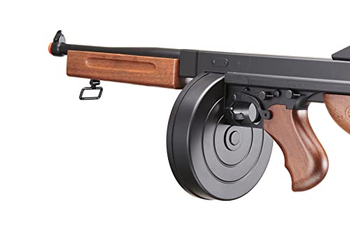 M1A1 Full Auto Electric Airsoft Submachine Gun - Faux Wood