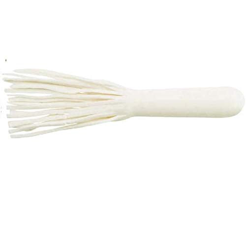 PowerBait Power Tube Fishing Soft Bait - White, 3.5" (8 Count)