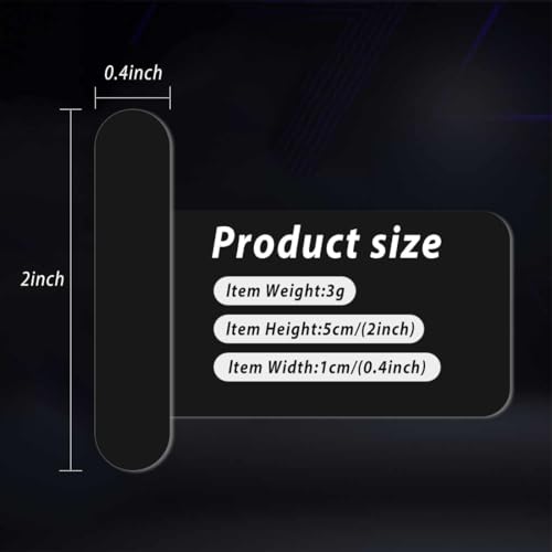 3g Lead Tape for Pickleball Paddles - 30pcs Black Tape Set
