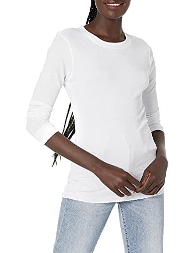 Women's Micro Waffle Thermal Underwear Tee - Medium / White