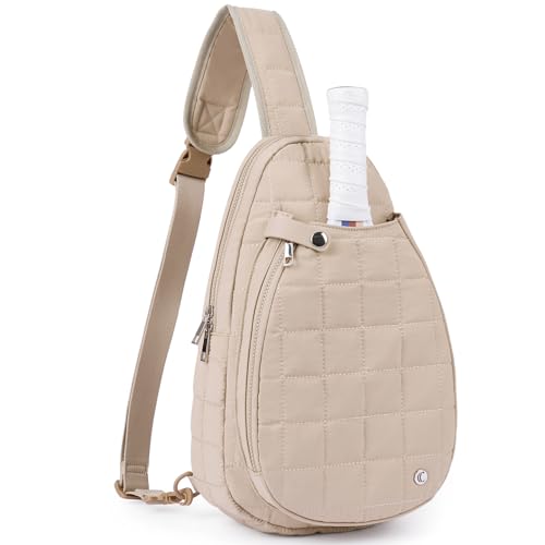 CLUCI Pickleball Bag for Women Quilted Crossbody Sling Bag