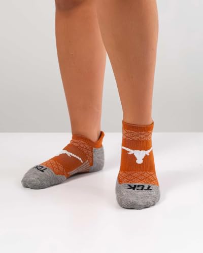 No Show Tab Socks - Large Texas Longhorns - Collegiate Apparel