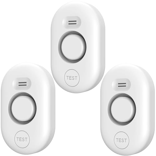 3 Pack WD61 Water Leak Detector for Home, Support Pair with METAK W13 WiFi Gateway (Sold Separately) for App Alert, Water Flood/Drip Sensor Alarm for Basement/Kitchen/Bathroom/Laundry Room,Sink/Pipe