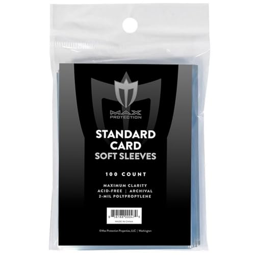 Premium Card Sleeves - Clear Soft Protection - 100 Count