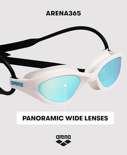 ARENA Unisex Adult Swim Goggles Anti-Fog Clear/Gray Blue - Comfortable Fit