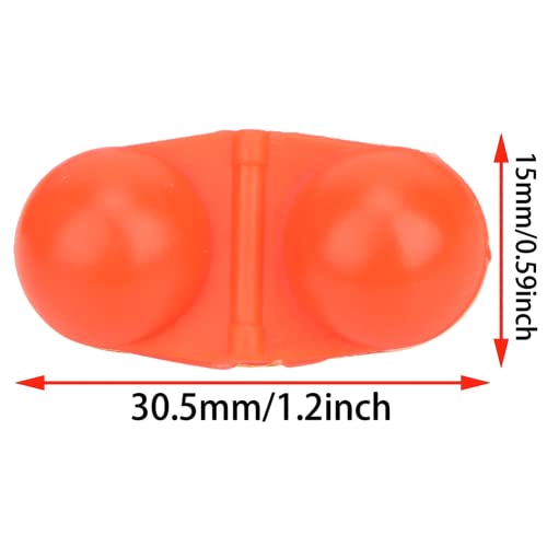 Portable Catfish Rattles for Fishing - 40 Pack