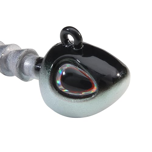 Hybrid Fishing Jigheads - 1/16 oz Fish Head with 4 Hooks