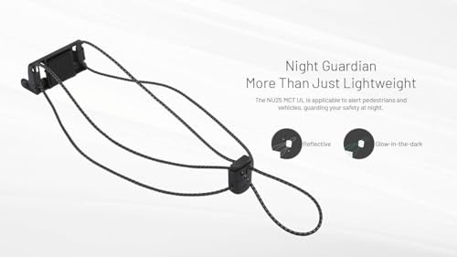 400 Lumens Ultra Lightweight Headlamp - USB-C Rechargeable, MCT Black