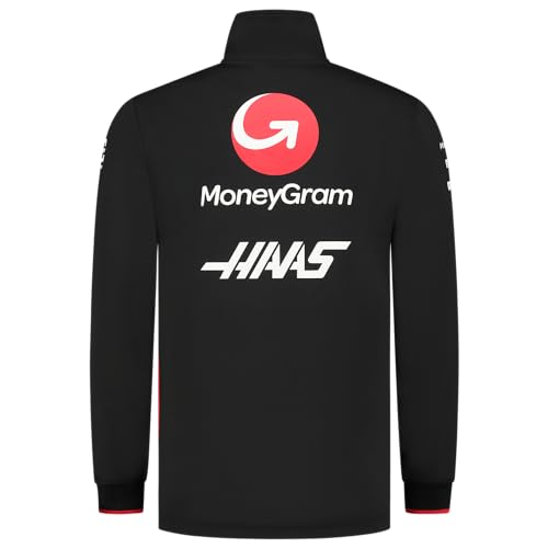 Haas F1 Team Fitted 1/4 Zip Sweater - Sustainable Polyester