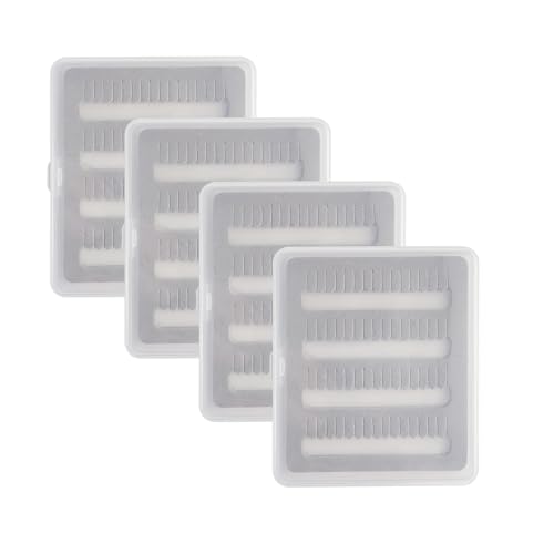 Fly Fishing Storage Box - Compact 4PC H24XSA with Foam Inserts