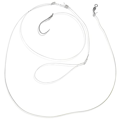 Blackfish Tautog Hook Rig - 3/0 BKK Hook, 60lb Mono - 1 Pack