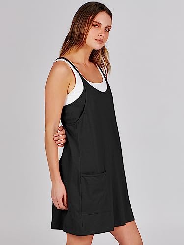 Women's Athletic Dress - Summer Tennis Workout Mini Romper with Built-in Shorts