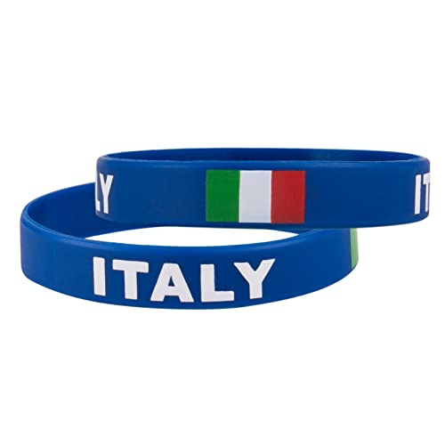 Italy Country Flag Silicone Bracelet - Unisex Fashion Wristband
