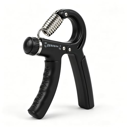 Adjustable Hand Grip Strengthener, 11-132 LBS Forearm & Finger Exerciser