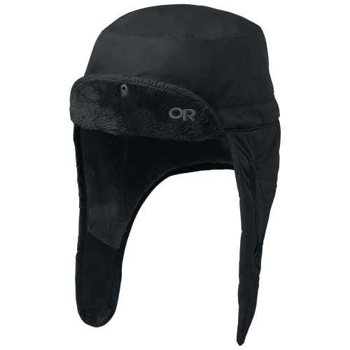 Outdoor Research Frostline Hat Medium Black with Face Mask