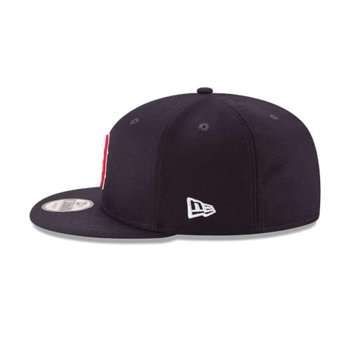 New Era Navy Wool Snapback Hat for Men