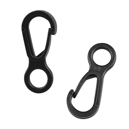 10 Pack Plastic Snap Clip Hooks - Durable Outdoor Accessories