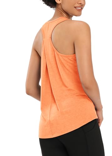 Women's Sleeveless Racerback Workout Tank - Sports Yellow, Large