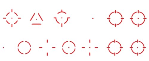 Open Reflex Dot Sight for Rifles - A1 Reticle Red Dot