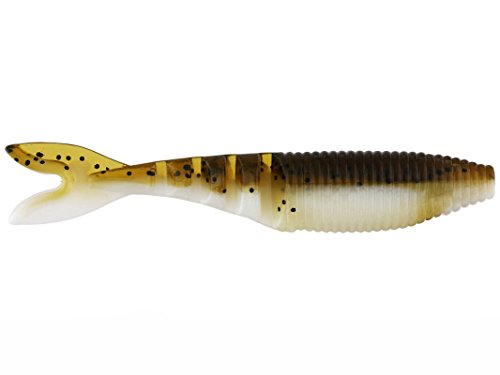 Zako Swimbait 4" - Green Pumpkin with Black/White (6 Pack)