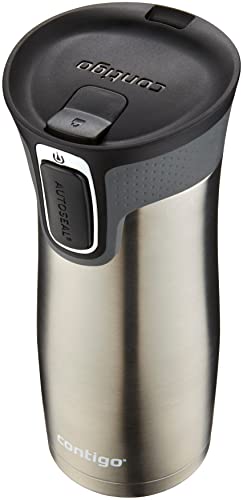 Stainless Steel Travel Mug with AUTOSEAL Lid - 16oz