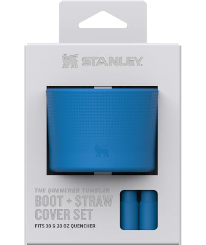 Silicone Boot and Straw Cover Set for 20 & 30 oz Tumblers - Azure
