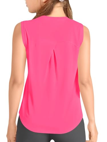 Kids Athletic Tank Tops - Sleeveless Active Yoga Shirts 5-14 Years