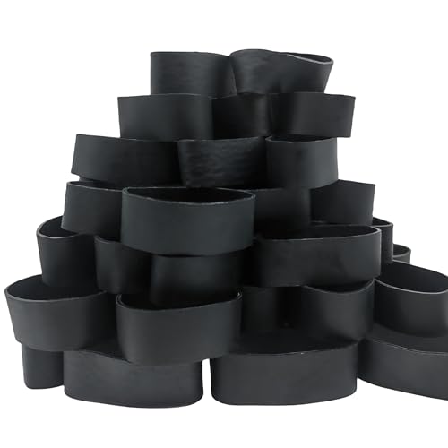 Heavy Duty Rubber Bands #92 - Black Wide Elastic for Camping & Survival