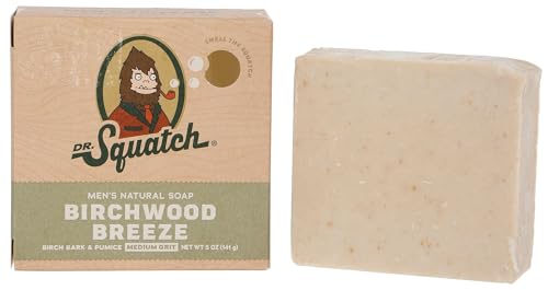 All Natural Bar Soap for Men - Birchwood Breeze, 5 Ounce