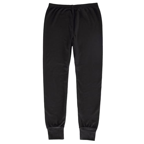 Fruit of the Loom Boys' Thermal Waffle Underwear Set - Black 10-12