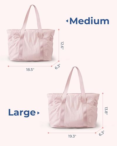 BAGSMART Gym Tote Bag for Women, 24L/28L Travel Yoga Mat