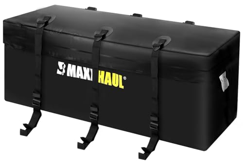 Heavy Duty Soft Shell Cargo Carrier Bag for Hitch Mount Rack - 47x20x20