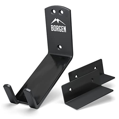 Wall Mount Bike Hook for E-Bike & MTB - Black, Set of 1