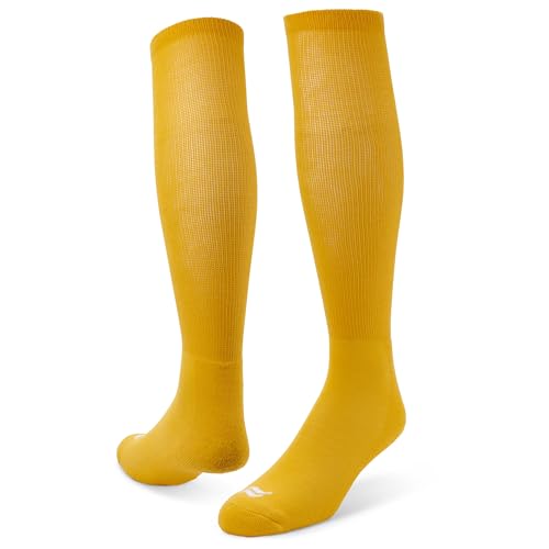 Athletic Performance Over-the-Calf Socks - 2 Pack, Gold, X-Small-Large