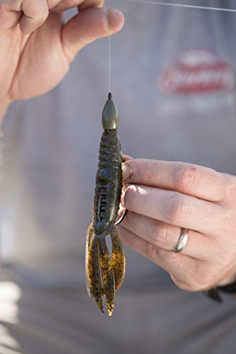 PowerBait Pit Boss Soft Plastic Craw Bait - Okeechobee Craw, 5-Inch, 5 Pack