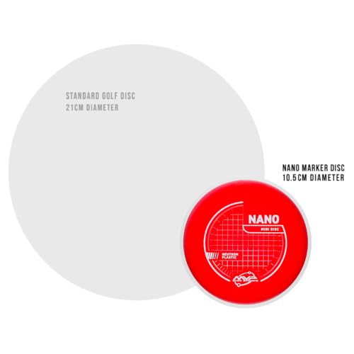 Nano Disc Golf Mini Marker - Neutron Plastic, PDGA Approved