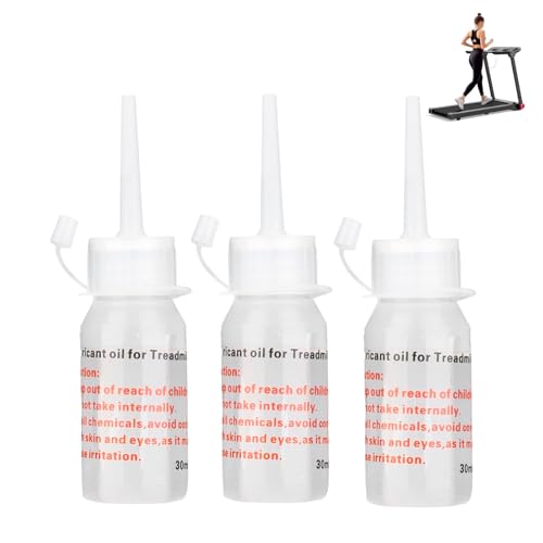 Treadmill Belt Lubricant - 3 x 30ml Silicone Oil for Home Use