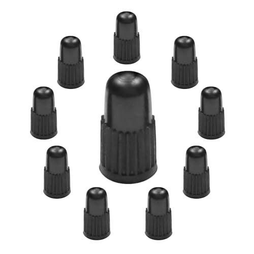 Bicycle Presta Valve Caps - 10-Pack Protective Dust Covers for Bike Tires