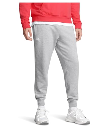 Under Armour Men's Rival Fleece Joggers - Medium Tall, Mod Gray Light Heather