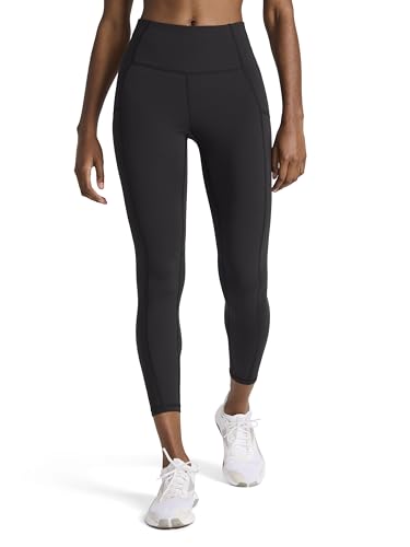 Reebok Odyssey High-Rise 7/8 Leggings for Women - Large Black, 25-Inch Inseam