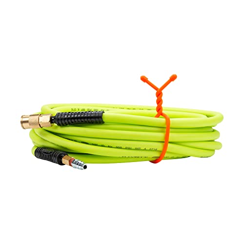 Reusable Rubber Twist Ties - 18 Inch, Bright Orange, 2-Pack