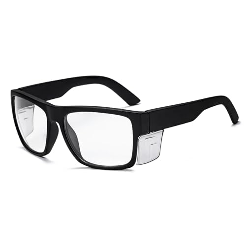 TransitionSafetyGlaseswith ANSI Z87+ImpactApproved Wraparound&Anti Bluelight UV400